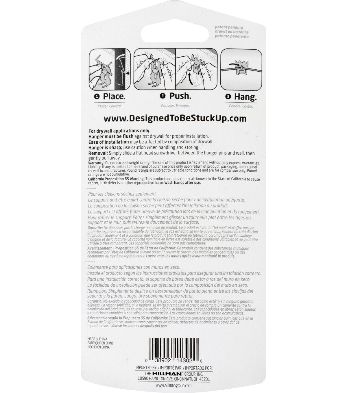 High & Mighty 60lbs Picture Hangers 2pk