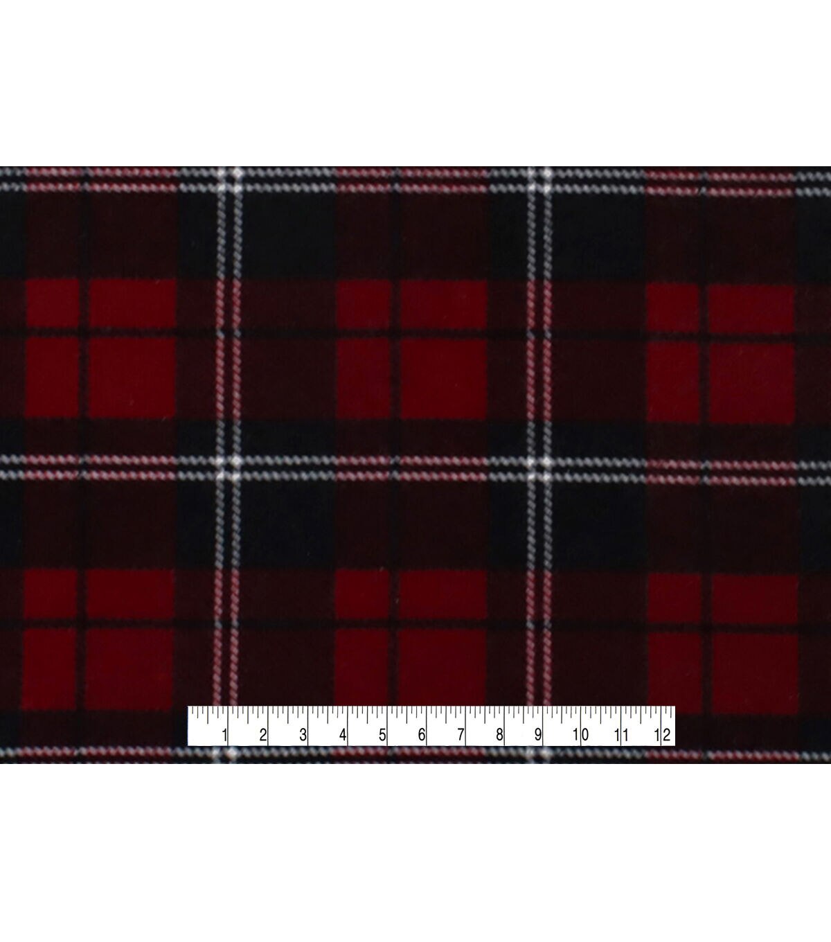 Red & Black Plaid Super Snuggle Christmas Flannel Fabric