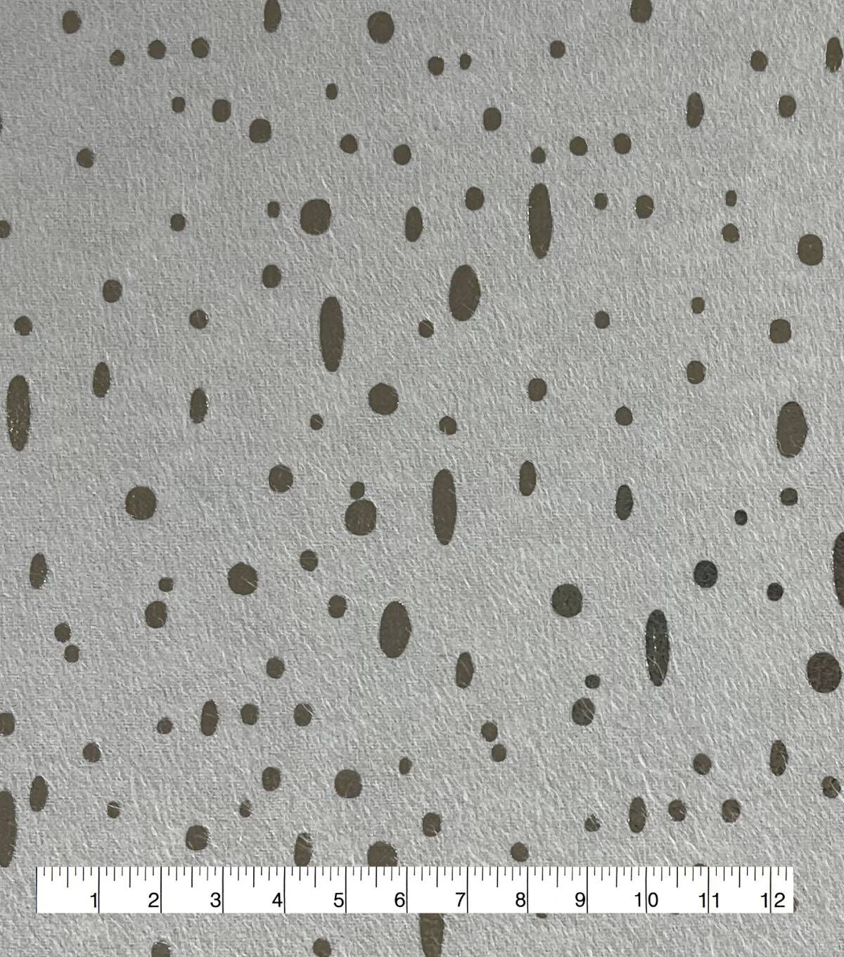 Speckle Gray Foil Flannel Fabric