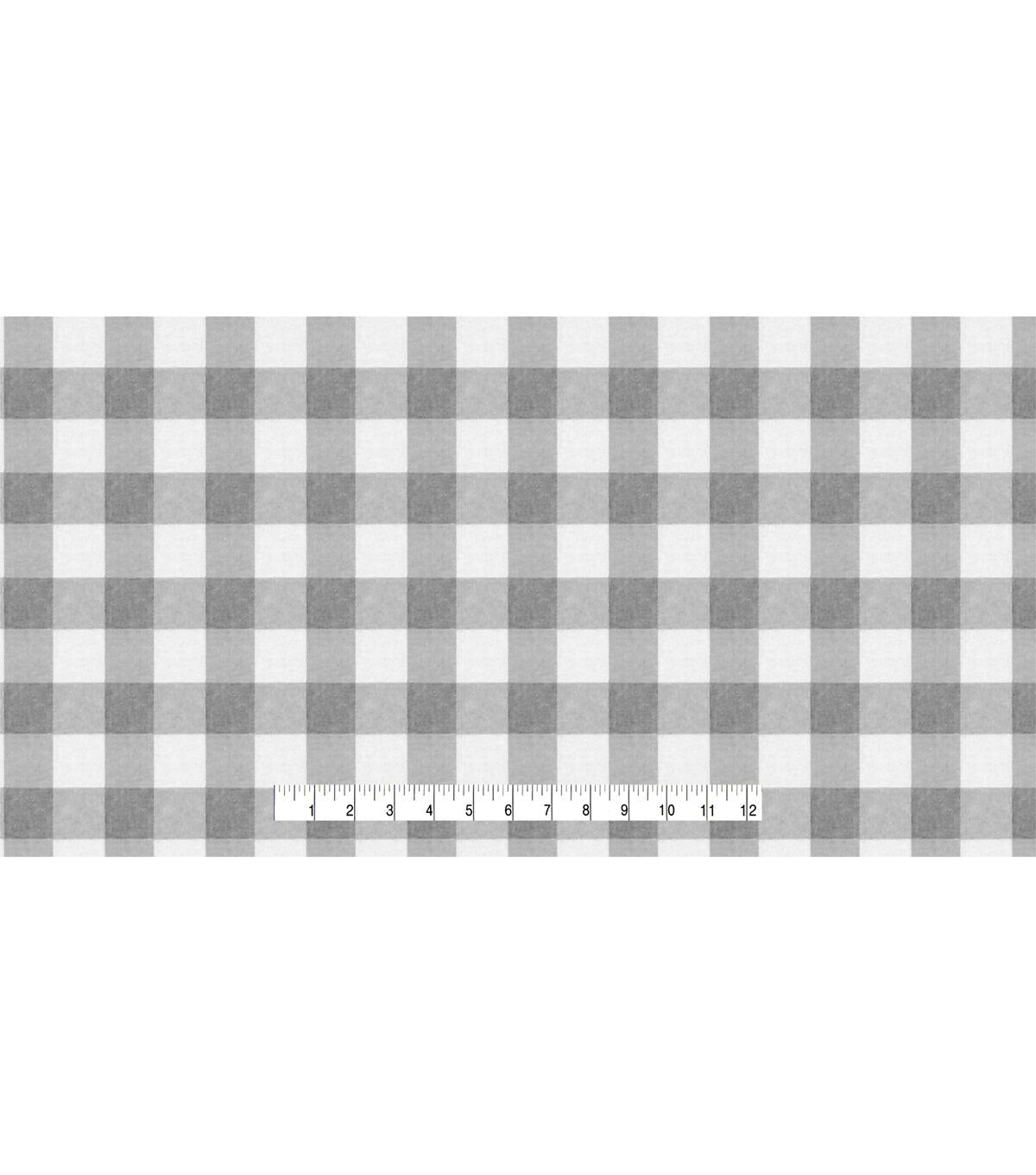 Gingham Blue Super Snuggle Flannel Fabric
