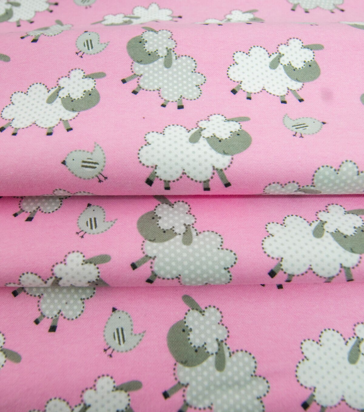 Pink Sheep Super Snuggle Flannel Fabric