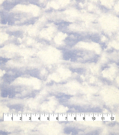 Clouds Super Snuggle Flannel Fabric
