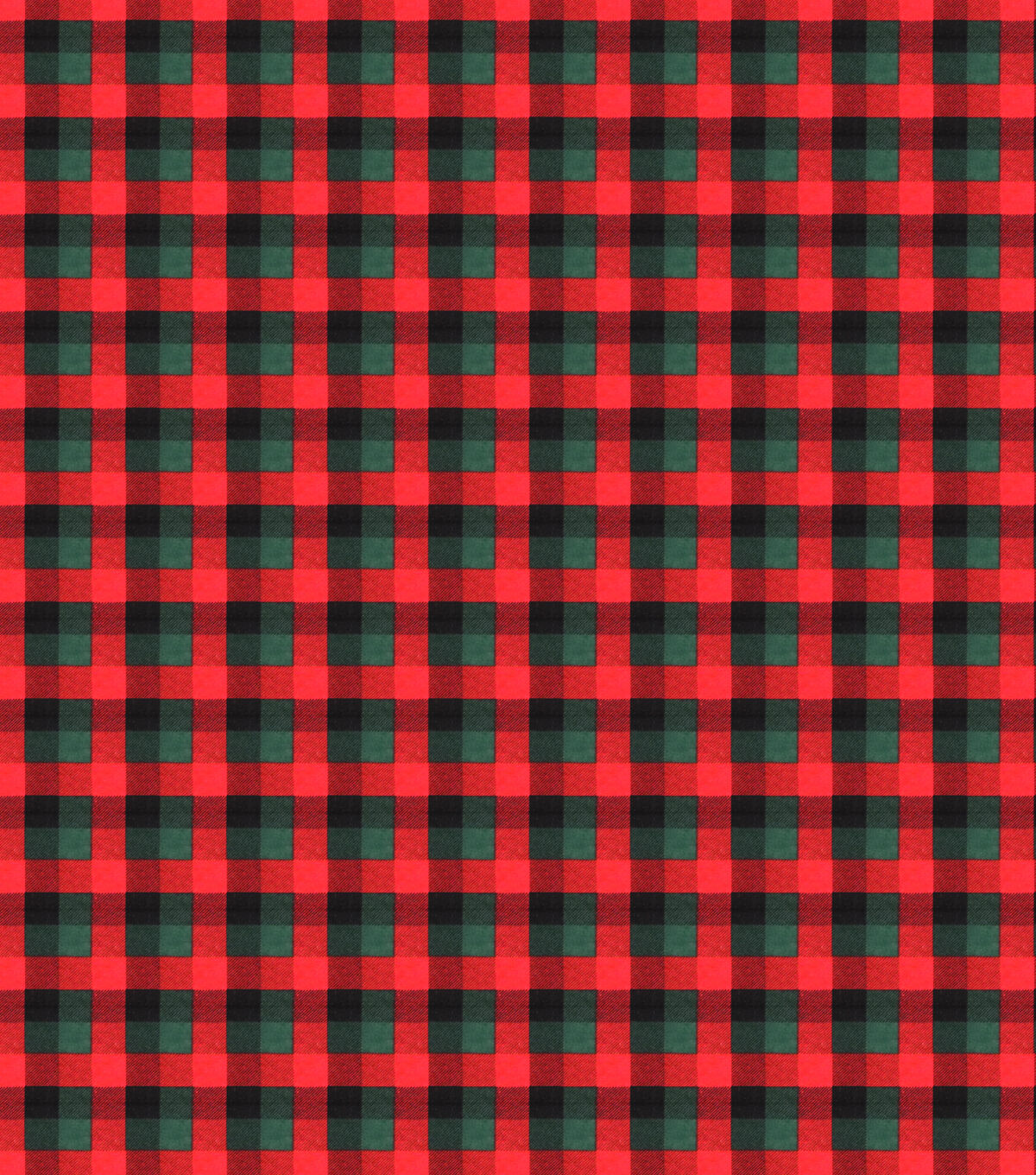 Tri Buffalo Check Super Snuggle Flannel Fabric