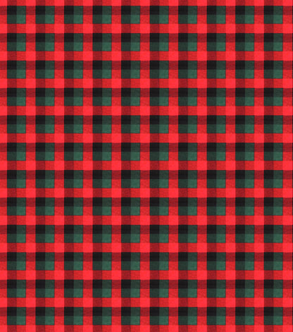 Tri Buffalo Check Super Snuggle Flannel Fabric