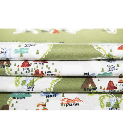Super Snuggle National Parks Flannel Fabric