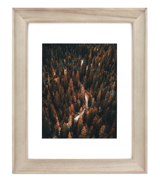 11 x 14 Matted to 8 x 10 Burnt Pine Table Frame by Hudson 43