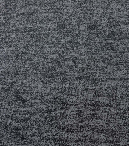 Black Heathered Luxe Flannel Fabric