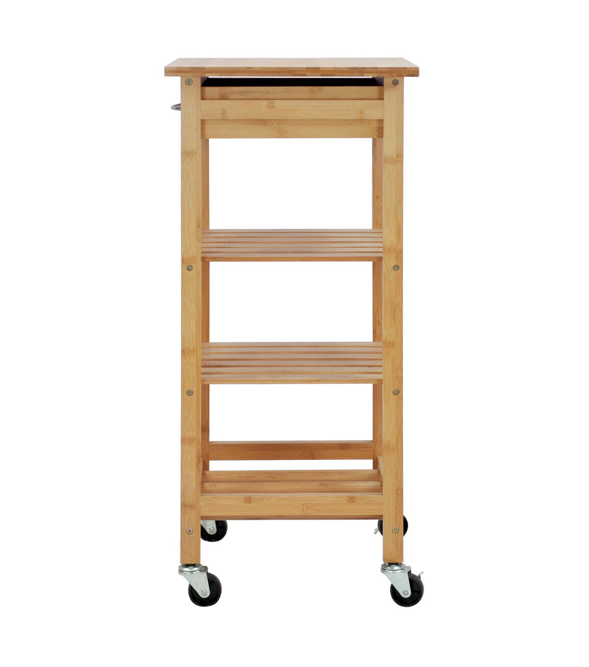 Oceanstar 14.5 Bamboo Kitchen Trolley
