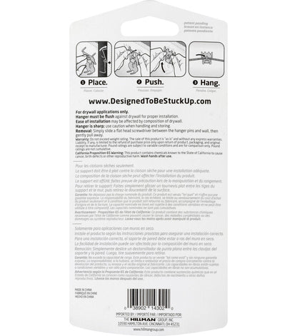 High & Mighty 60lbs Picture Hangers 2pk