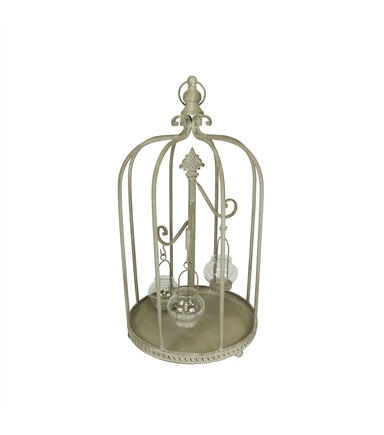 Northlight 26 Vintage Rose Birdcage Tealight Candle Holder