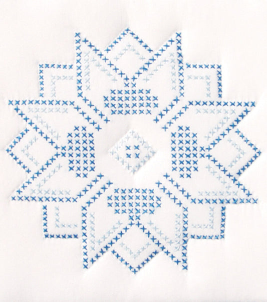 Jack Dempsey 9 XX Star Stamped Quilt Blocks 12pk