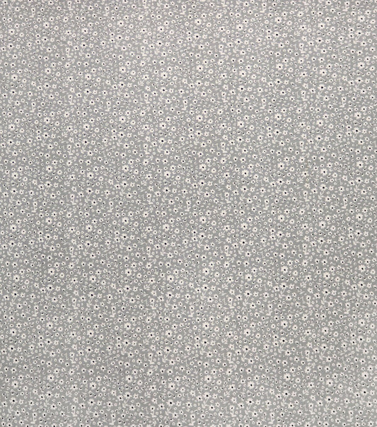 Tiny Daisy Gray 108 Wide Flannel Fabric