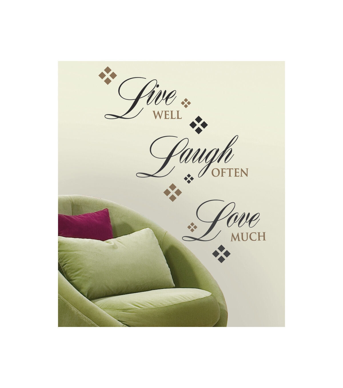 RoomMates Wall Decals Live Laugh Love