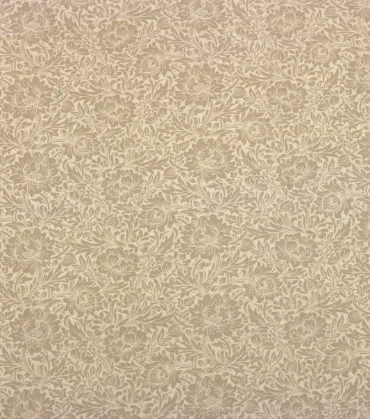 108 White Floral Print Wide Flannel Fabric