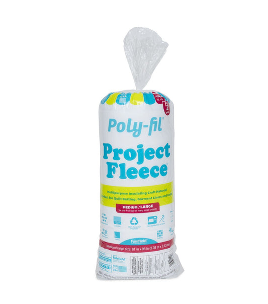 Fairfield Poly Fil Project Fleece 81x96 Full Size Batting