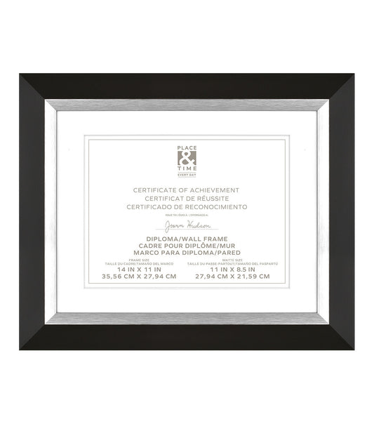 11 x 14 Black Fairmont Document Frame by Place & Time