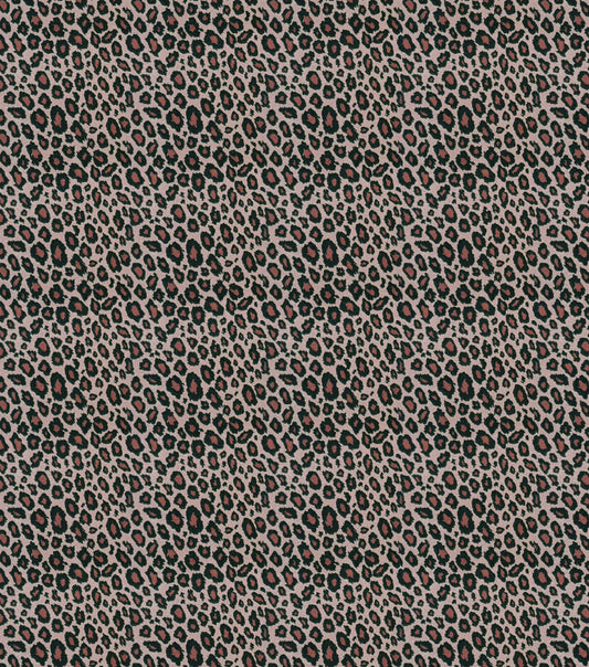 Dusty Pink Leopard Print Super Snuggle Flannel Fabric