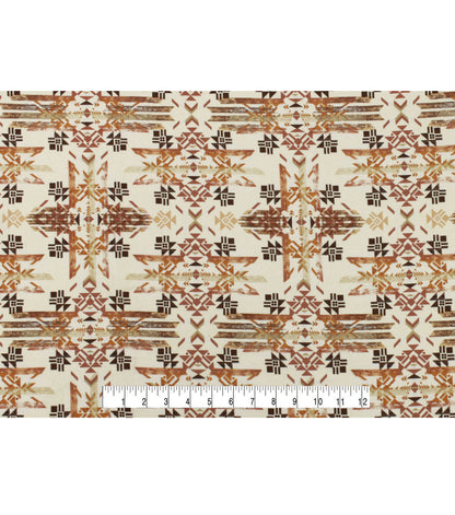 Neutral Aztec Super Snuggle Flannel Fabric