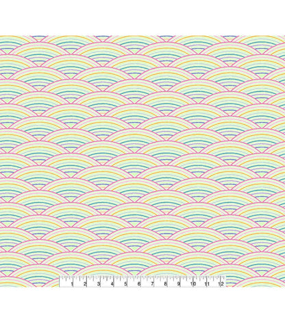 Rainbow Super Snuggle Flannel Fabric