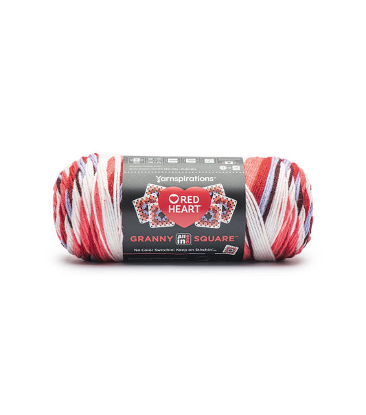Red Heart All In One Granny Square 417yds Worsted Acrylic Yarn
