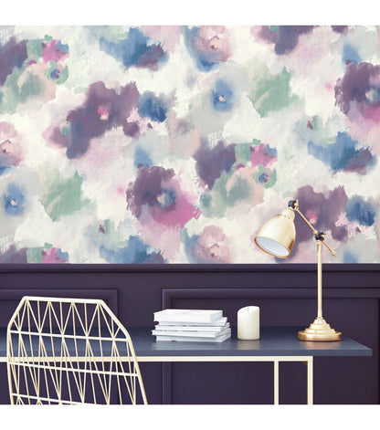 RoomMates Wallpaper Impressionist Floral