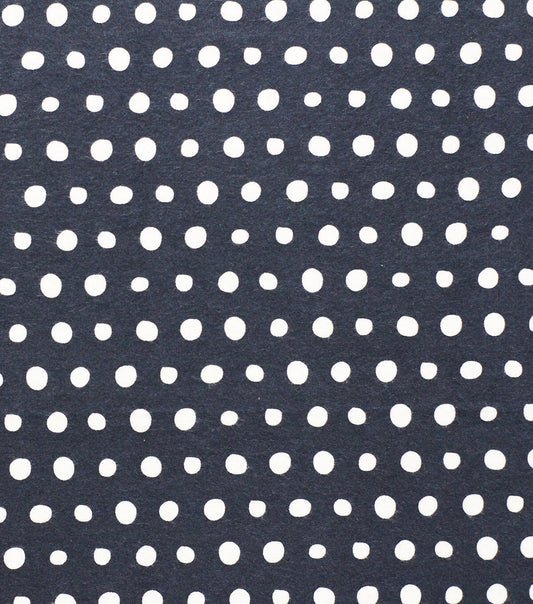 Super Snuggle POP! Dots Navy Flannel Fabric