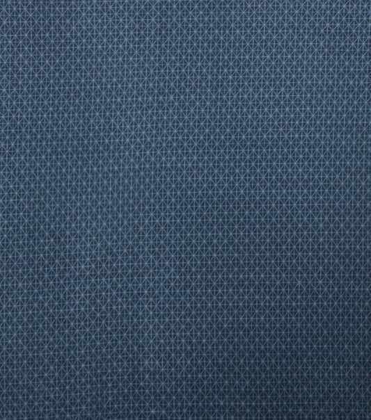 Blue Geometric Super Snuggle Flannel Fabric