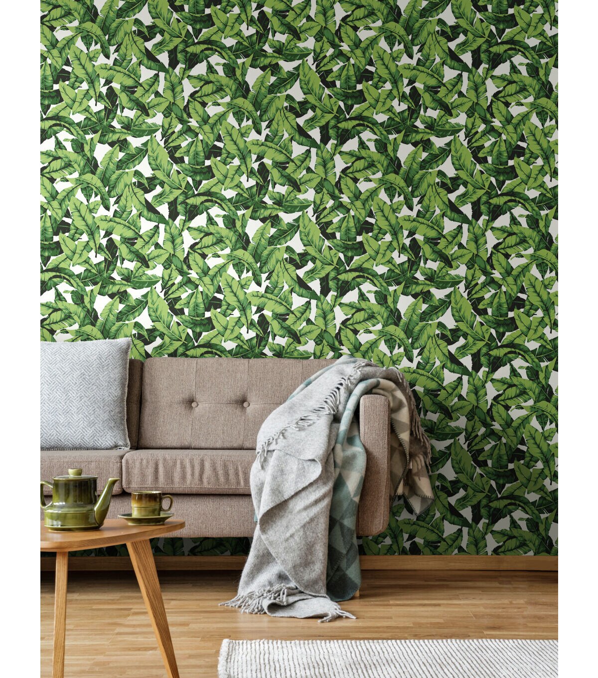 York Wallcoverings Wallpaper Palm Leaf