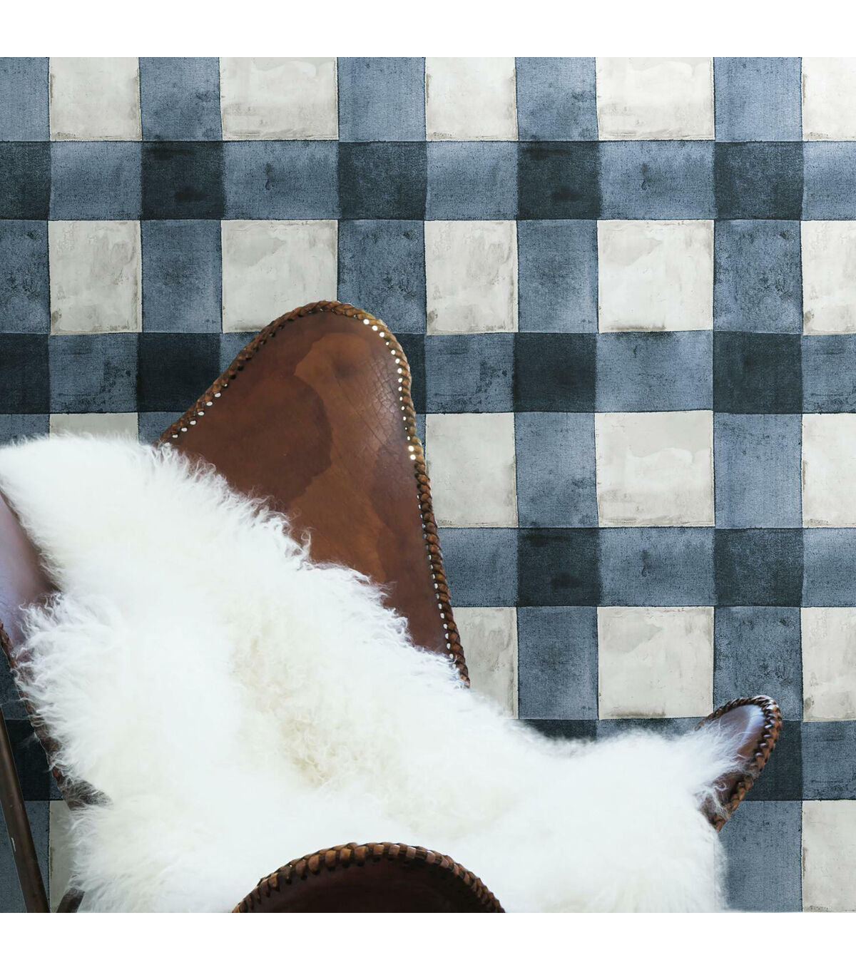 RoomMates Buffalo Plaid Peelable Wallpaper