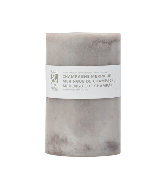 4 x 6 Scented Pillar Candle by Place & Time