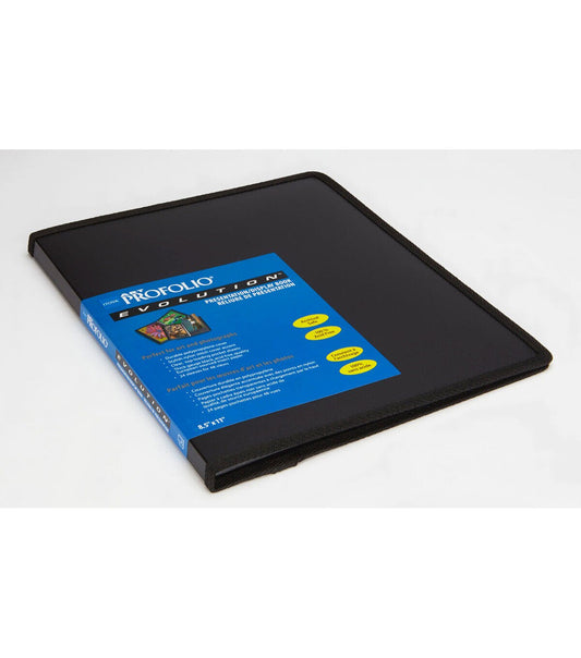 Itoya 8.5 x 11 Black Art ProFolio Presentation & Display Book 24pg