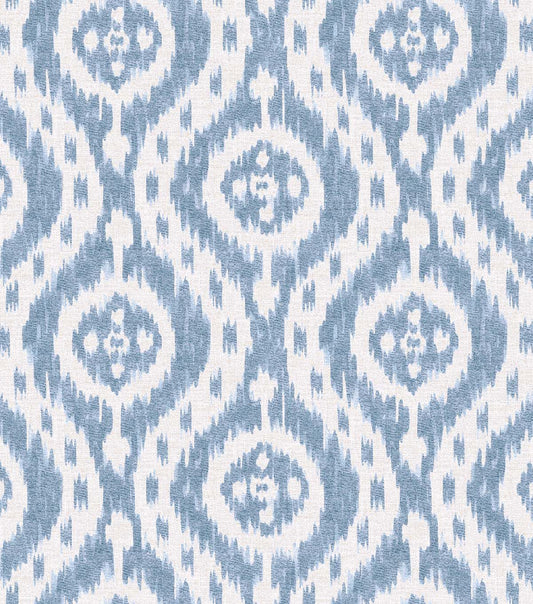 Surface Style 20.5' x 18' Chambray Ikat Tracery Peel & Stick Wallpaper