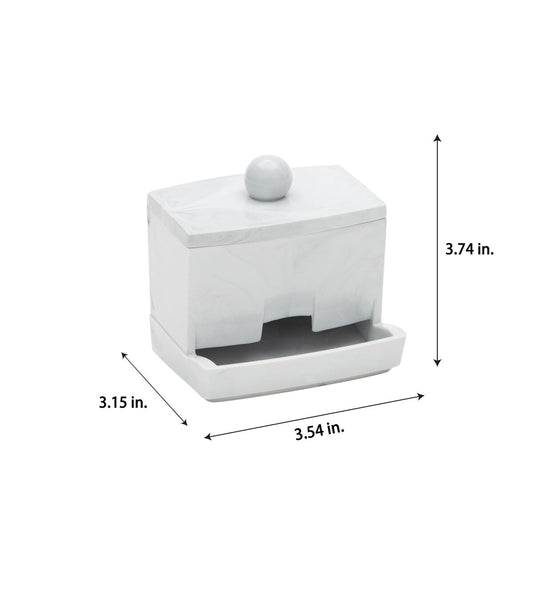 Simplify 4 Marble Q Tip Box