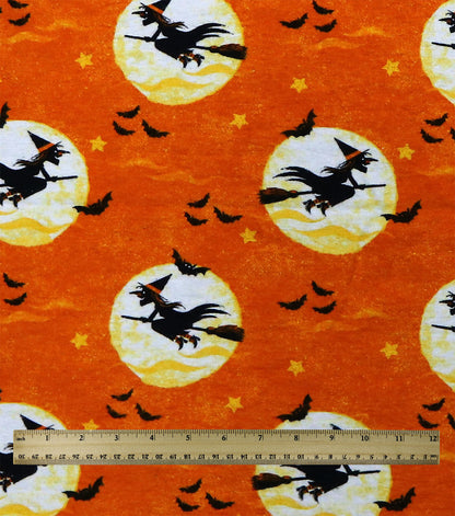 Witches & Moons Super Snuggle Flannel Fabric