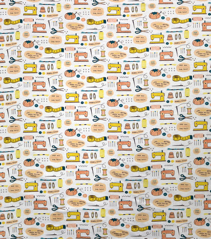 Sewing Icons Super Snuggle Flannel Fabric