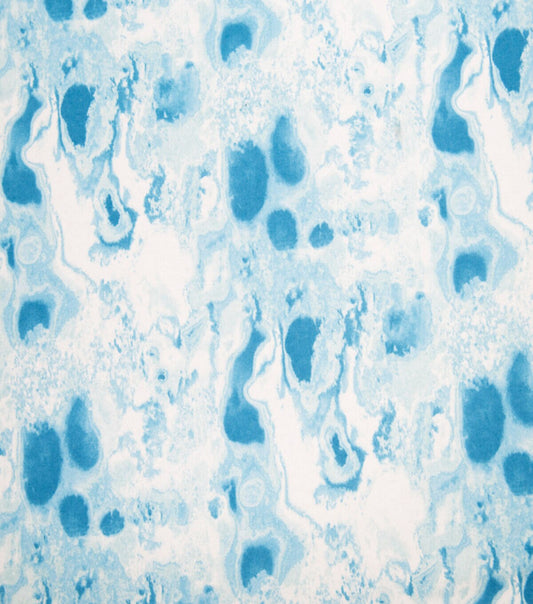 Super Snuggle Blue Jelly Tie Dye Flannel Fabric