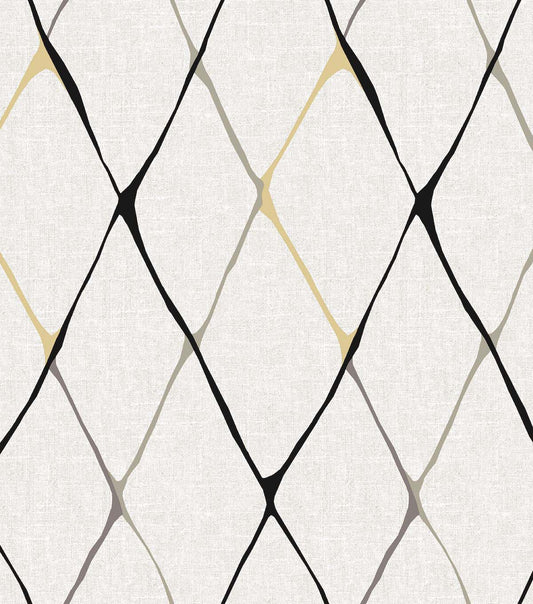 Surface Style 20.5' x 18' Graphite Diamondlike Peel & Stick Wallpaper