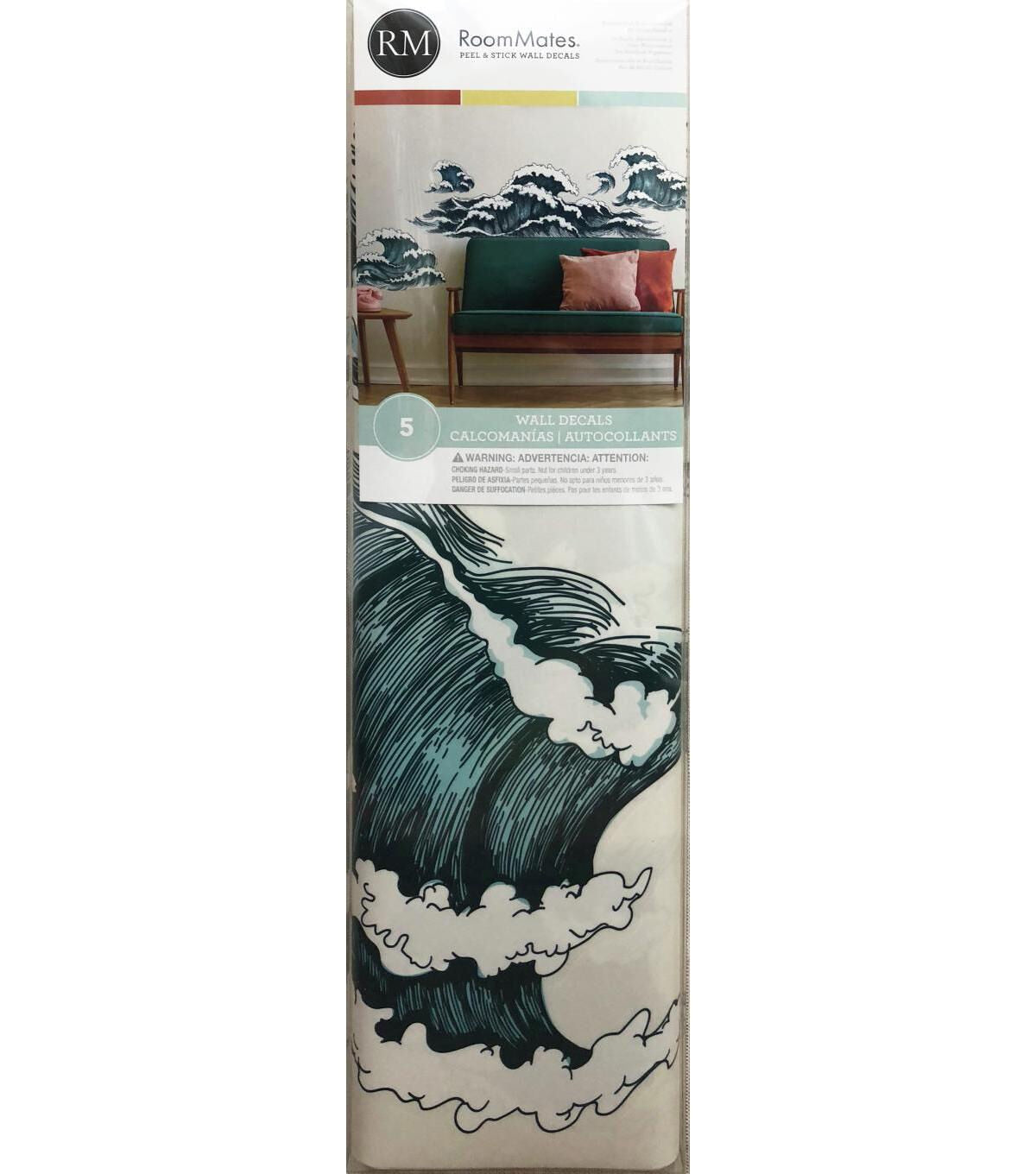 RoomMates Wall Decals Great Wave
