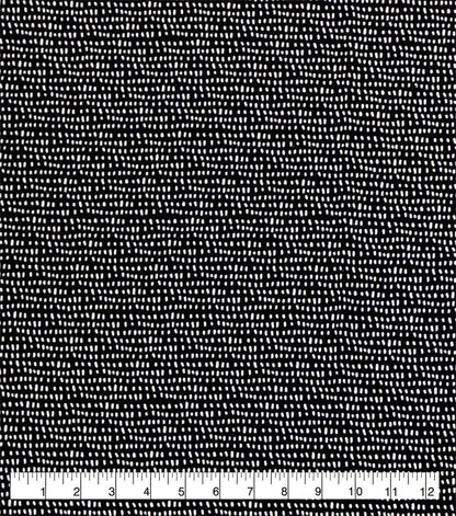 Marks Black 108 Wide Flannel Fabric
