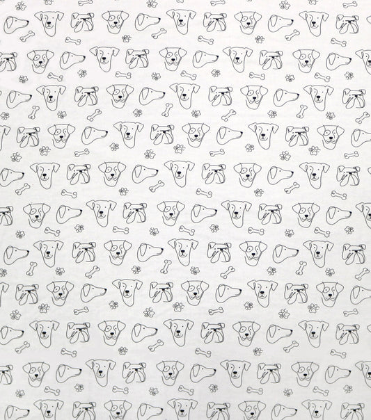 Dogs Super Snuggle Flannel Fabric