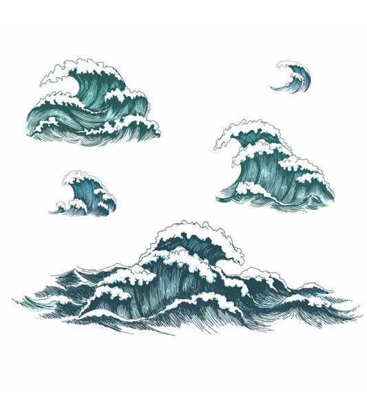 RoomMates Wall Decals Great Wave