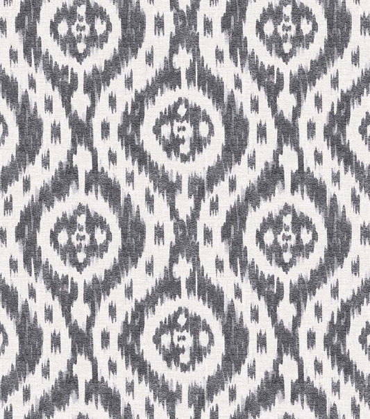 Surface Style 20.5' x 18' Ebony Ikat Tracery Peel & Stick Wallpaper
