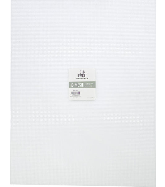 10 x 13 Clear 10 Plastic Mesh Embroidery Canvas by Big Twist