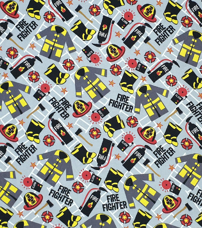 Firefighter Super Snuggle Flannel Fabric