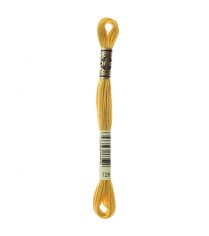 DMC 8.7yd Yellows 6 Strand Cotton Embroidery Floss