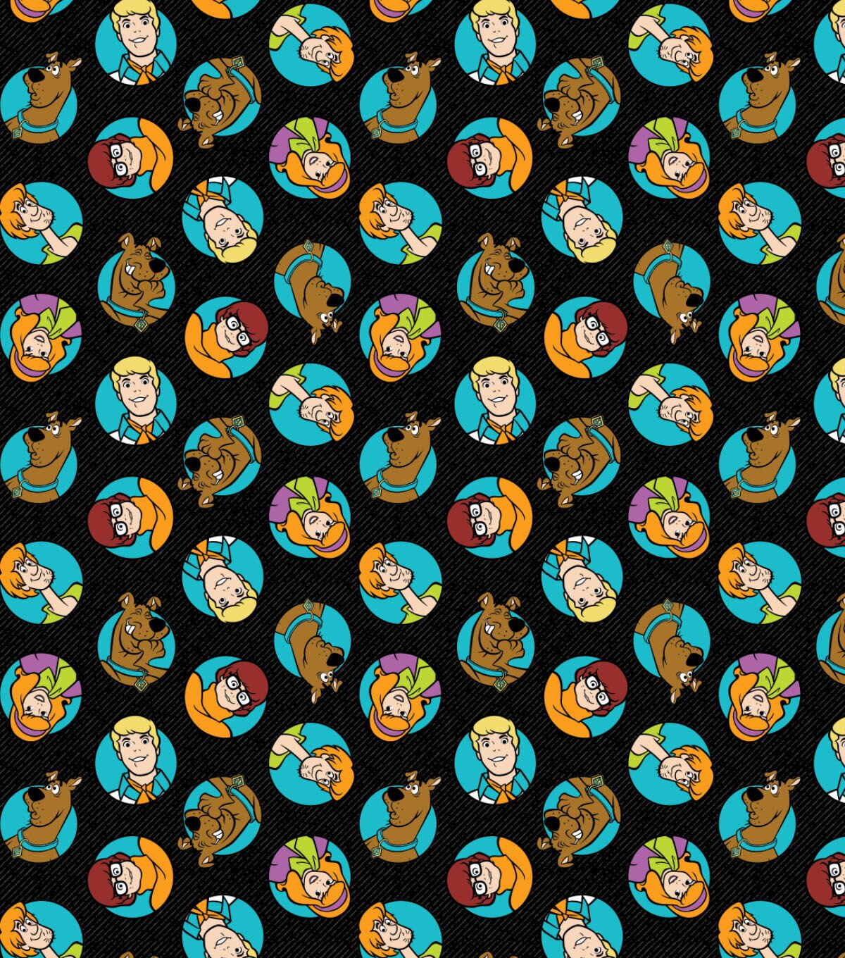 Scooby Doo Flannel Fabric Mystery Coins