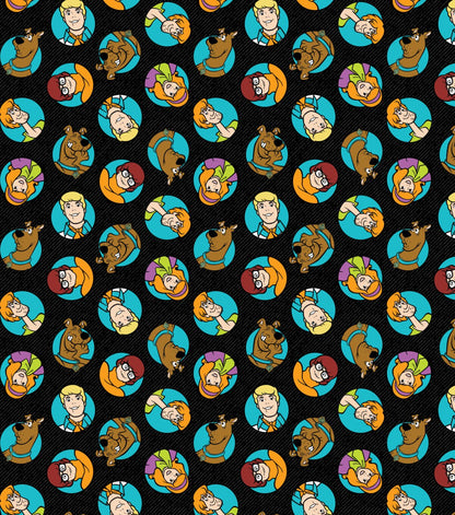 Scooby Doo Flannel Fabric Mystery Coins