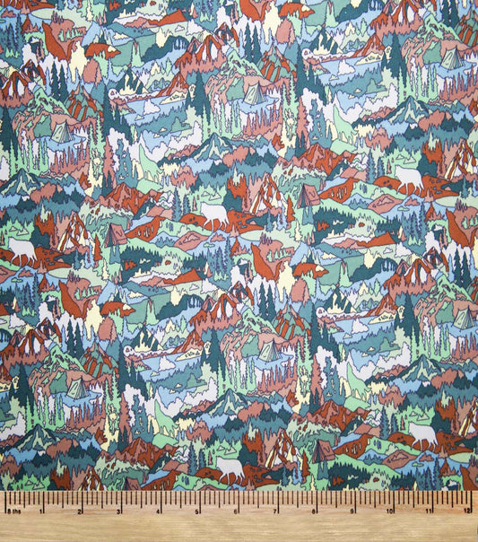 Super Snuggle Packed Wilderness Flannel Fabric