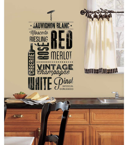 RoomMates Wall Decals Wine Lovers