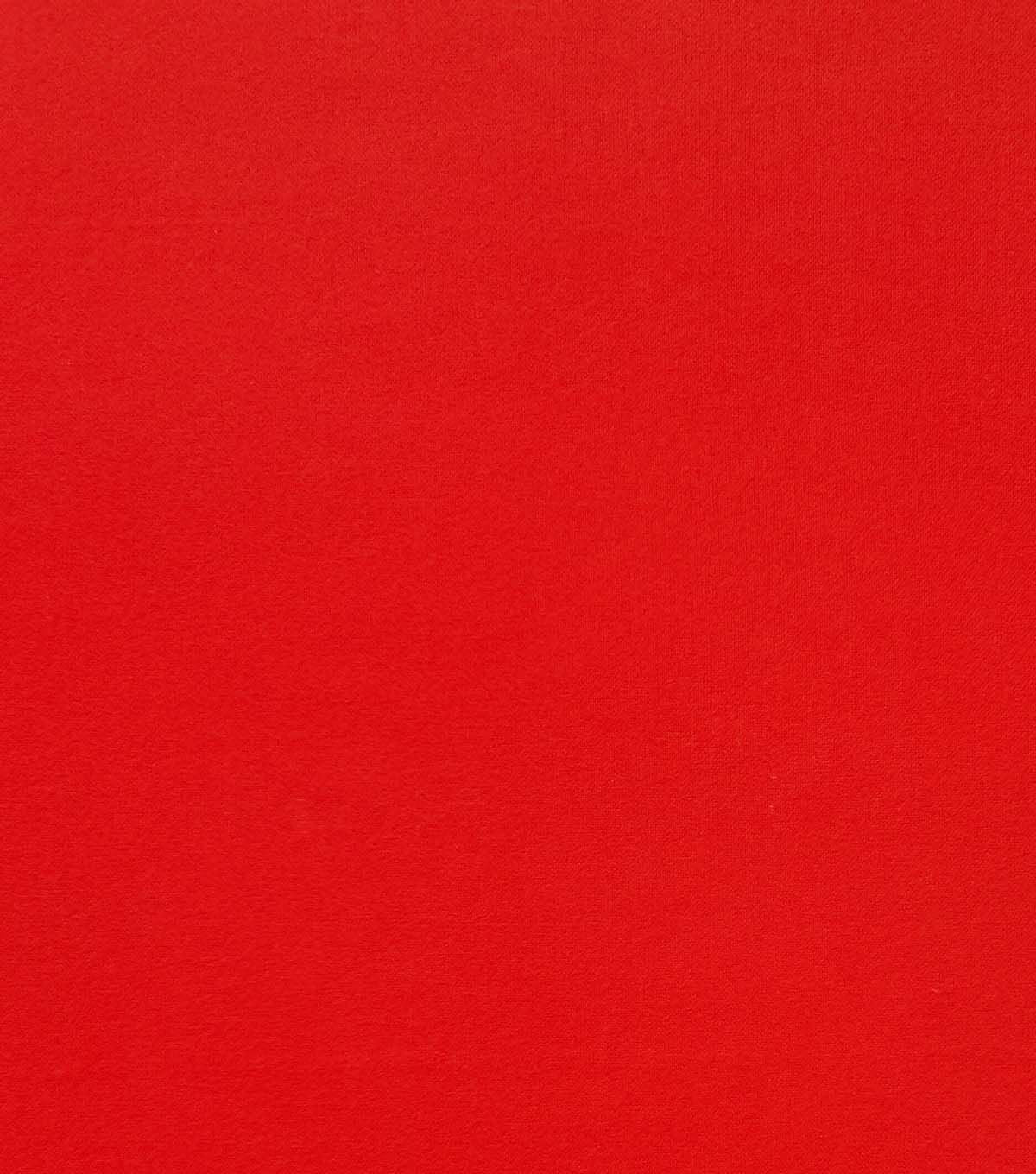 Heathered Red Solid Luxe Flannel Fabric